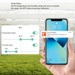 TH13 Tuya WiFi Temperature & Humidity Sensor with LCD Digital Display Indoor Hygrometer Thermometer Smart Home Remote Monitor Voice with Alexa Google Home Smart Life APP