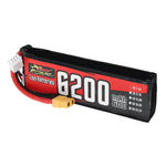 LinkMejor 2S 7.4V 6200mAh 60C 45.88Wh LiPo Battery XT60 Plug for RC Car