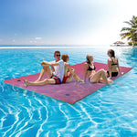 LinkMejor 12.8*5Feet Floating Water Pad 3 Layer Floating Foam Fun Mat For Water Recreation Relaxing Swimming Pool