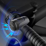 LinkMejor 2 in 1 Bike Handlebar Electric Horn 120dB  Loud Anti Theft Alarm USB Charging IPX5 Waterproof 60 Days Standby Bicycle Safety Warning Bell for Cycling
