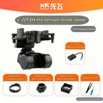 XF C-20T 3-Axis FPV Gimbal for DJI O4/ O4 Pro USB Adjustable Stabilizer with HeadTracker, S.BUS/CRSF/PWM/MAVLink & High-Speed Control 7.4-26.4V for Fixed-Wing/ Racing Drones