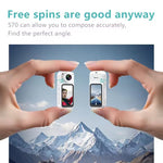 2.7K Body Camera 180° Twist Lens Camera Action Camera Thumb Camera Sports Camera Mini WIFI Sprint Action Moto Pro Cat 1080P Small Motorcycle Riding Video