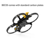 LinkMejor Bee35 Pro LED 153mm Wheelbase 3.5 Inch Frame Kit Support DJI O3 for DIY CineWhoop RC FPV Racing Drone