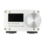 Si4732 Full Band Radio Receiver FM LW MW SW SSB Aluminum Alloy BCL High-Performance WiFi BNC Connector Digital Decoding Longwave Shortwave High Fidelity Sound Speaker