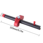 Wheel Marking Gauge Aluminum Alloy Scribe Tool Parallel Line Drawing Mortise Scribing for Woodworking Projects