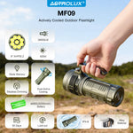 Astrolux® MF09 9* XHP50.2 LED 26000LM 600M High Lumen Flashlight With TEC Active Cooling System + Fan, 46950 Battery, Removable Handle, Ultra-bright Long Range Strong LED Torch Perfect For Outdoor Searching Camping Heavy Duty