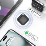 Loshall Mini GPS Tracker Smart Tag Apple Android Dual System Global Locator Pet Wallet Suitcase Car Elderly Kids Anti-Lost