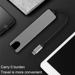 Bakeey PB-C7366 8-in-1 USB-C Hub Docking Station Adapter With 4K HDMI HD Display / 87W USB-C PD3.0 Power Delivery / USB-C Data Transmission / 2 * USB 3.0 / RJ45 Ethernet / Memory Card Readers