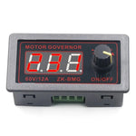 LinkMejor PWM DC Motor Controller Adjustable Speed DC 9-60V 12V 24V 48V 12A Digital Display Encoder Duty Ratio Frequency Controller