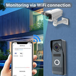 M712W 2 Wires Smart Home Tuya Wifi 1080P Video Intercom Video Doorbell with 7'' Touch Monitor Video Doorbell Door Camera Security System