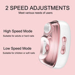 4-in-1 Electric Nail Clipper with Light Low-Noise Nail Trimmer Rechargeable Nail File with UV Dryer & Polishing  for Adults & Kids