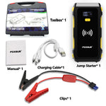 LinkMejor 39800mAh Jump Starter Power Bank 12V Car Emergency Startup Power Supply 5V/2A With LED Light