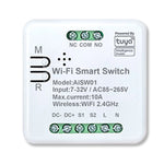 Tuya Smart WiFi/Zigbe Switch Module 10A Dry Contact Inching Mode for Motor Mini Relay App Timer Remote Voice Control with Alexa Google Home