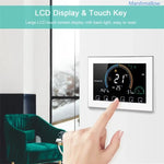 Tuya WiFi Smart Programmable Thermostat for Electric Heating LCD Display Touch Panel APP Voice Control Work with Alexa Google Home