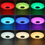 LinkMejor LED Ceiling Light Music Speaker Lamp Bluetooth APP + Remote Control Bedroom Smart Ceiling Lamp