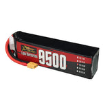 LinkMejor 4S 14.8V 9500mAh 65C 140.6Wh LiPo Battery XT60 Plug for Long Range RC FPV Racing Drone