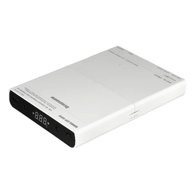 DC UPS 12 Slot 18650 Battery Power Supply Box DIY Power Bank Kit USB 12-24V Adjustable 24W 0.1V Accuracy Optical Modem Router NAS Uninterruptible Power Supply