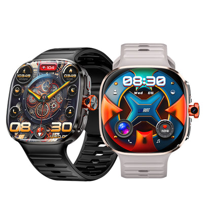 LinkMejor APPLLP 6 MAX 4G/5G AI Android Smart Watch 2.16 Inch AMOLED Display GPS WiFi 1150mAh Massive Battery Heart Rate Blood Pressure SpO2 Monitor Sleep Monitoring Multi-sport Modes Music Playback NFC Function 2MP Pull-out Camera