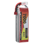 LinkMejor Power 11.1V 7000mAh 65C 3S LiPo Battery T Plug for RC Car