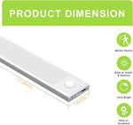 Elfeland Motion Sensor Cabinet Light Rechargeable Night Light for Closets Cabinets Kitchens Cupboards