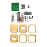 LinkMejor Digital Display Electronic Watch DIY Kit Random Color Silicone Strap for STEM Learning