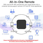 Tuya Smart RF IR Remote Control 315MHz 433MHz WiFi Version for Smart Home for AC ALL TV Support SmartLife Yandex Alexa