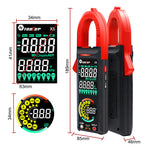 AV TOOLTOP X6 Digital Clamp Meter 400A High Precision AC/DC Current Measure with Live Wire Recognition NCV Induction Detection Dual VA Color Screen