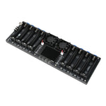 8 Channel 18650 Lithium Battery Capacity Tester Module MAh MWh Digital Battery Power Testing Board 18650 Battery Tester Type-C