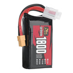 LinkMejor Power 14.8V 1800mAh 120C 4S LiPo Battery XT60 Plug for RC Drone