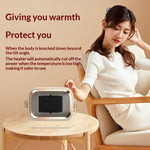 Tevorex 1200W Mini Smart PTC Ceramic Heater, IPX4 Waterproof, Energy-Saving Space Heater with Overheat Protection for Home & Office