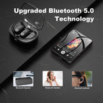 2.4 Inch HiFi bluetooth MP3 Player Built-in 32GB Memory 30H Playback Touch Screen Portable Digital Audio Lossless Music MP4 Player with FM Radio Recording Ebook