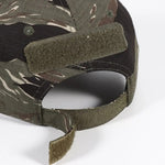 1PC Men Camouflage Baseball Cap with Hook Loop Summer Breathable Sun Hat for Fishing Hiking Outdoor Sports Easy for Hold Sunglasses