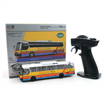 LinkMejor NORTH BFC6120 Y30-03 1/64 2.4G RWD RC Car Simulation Bus Citybus Alloy Body LED Light High Grade Luxury Touristry Electric Remote Control Vehicles Models Adult Children's Toys