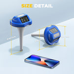 Baldr-Therm Solar Pool Thermometer IP68 Waterproof Floating Digital Thermometer with High Accuracy for Outdoor Pools Spas Hot Tubs