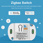 eWelink Wireless Zigbe Smart Switch 10A Support Alexa Smartthings Voice & App Remote Control Switch Smart Breaker Module