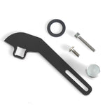 Remote Control Aluminum Alloy One-Hand Control Adapter Adjustable Steering Wheel Trigger for Flysky NB4 NB4+ NB4 Pro Radio Transmitter