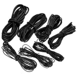 LinkMejor 5 Meter Black Silicone Wire Cable 10/12/14/16/18/20/22AWG Flexible Cable