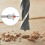 8mm Round Shank Drill Bit Set Adjustable Countersink 2.8-4mm Cone Drill Counterbore Router Drill Bit with Limit Stop Alloy Head Cone Hole Drill