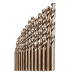 Drillpro 13/19/25 PCS HSS 1-13mm Drillpro M35 Bit Set Cobalt Twist Drill Bit