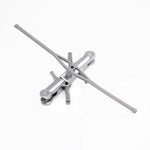 LinkMejor WING UH-1 Bell 206 V2 V3 RC Helicopter Spart Parts Metal Rotor Holder Set Upgrade Kit