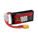 LinkMejor 2S 7.4V 1800mAh 120C 13.32Wh LiPo Battery XT60 Plug for RC Drone