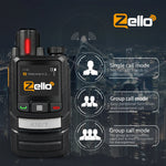 LinkMejor ZL60 Zello LTE GSM 4G Network PoC GPS PTT Intercom Two Way Radio 1000km Long Range Android WiFi Walkie-Talkie