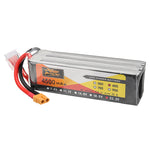 LinkMejor 22.2V 4500mAh 65C 6S LiPo Battery XT60 Plug for RC Drone