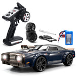 LinkMejor Q142 RTR 1/14 2.4G 4WD Drift RC Car Retro LED Light High Speed Full Proportional Flat On-Road Classic Vehicles Models Toys