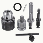 Multi Function Drill Chuck Adapter Set 7pcs 1/16 to 1/2 Inch SDS Plus Hex Shank Quick Change Converter for Impact Driver Hammer