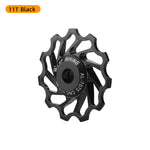 WEST BIKING 3/5 CM Mountain Bicycle Ceramic Rear Dial Guide Wheel 11T 13T Tooth Derailleur Aluminum Alloy Perrin Bearing Tension Wheel