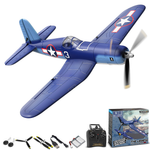 LinkMejor Mini F4U V2 EPP 400mm Wingspan 2.4G 6-Axis Gyro One Key Return Aerobatic Indoor RC Airplane Trainer Fixed Wing BNF/RTF for Beginner