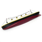 LinkMejor 757 1/325 2.4G 80cm Simulation Titanic RC Boat Electric Ship Model with Light RTR Toys