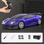 LinkMejor 2198 RTR 1/43 2.4G 4WD Mini RC Car Gyro Race LED Light Full Proportional Remote Control High-Speed Motor On-Road Racing Micro Vehicle Model Boys Gifts Toys