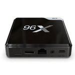 [4+32G] X96 A100 Smart TV Box Android 14 Amlogic S905A 4K Ultra HD 60fps HDR10+ AV1 Dual Band WiFi Bluetooth 5.X Streaming Media Player AI-SR Home Entertainment Set Top Box with Remote Control